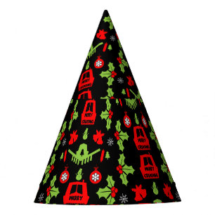 Gorro De Fiesta Navidades del canal Xmas en lanchas estrechas