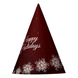 Gorro De Fiesta Navidades Fiesta Crystal copas de nieve Rústica Ro