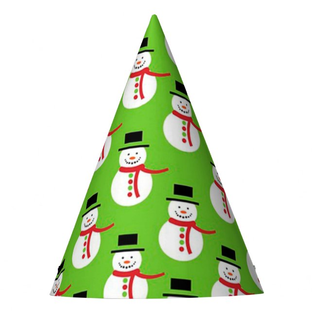 Gorro De Fiesta Navidades Fiesta Gorra/Snowmen (Anverso)