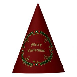 Gorro De Fiesta Navidades góticos Personalizado Wreath