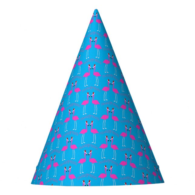 Gorro De Fiesta Navidades Lesbianas Flamingos Flamingo Belles (Anverso)