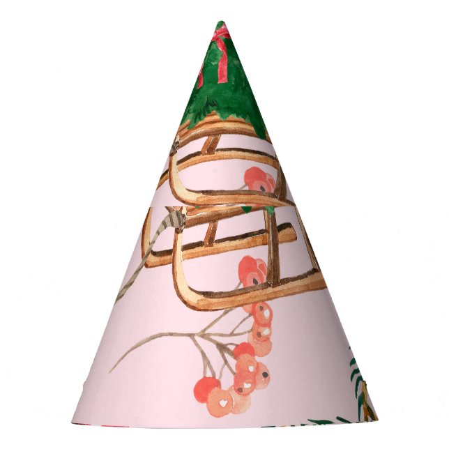 Gorro De Fiesta Navidades Patrón de Snowman Seamless. (Anverso)