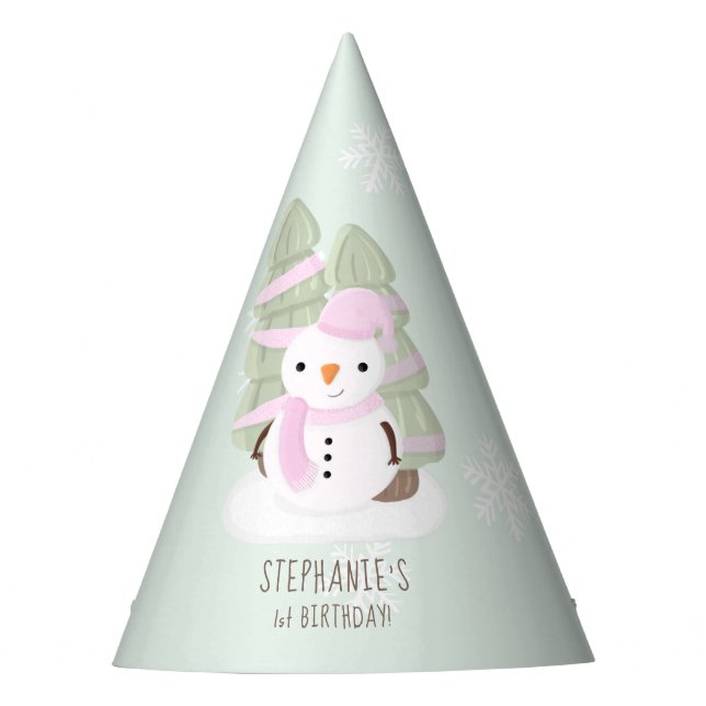 Gorro De Fiesta Navidades Snowman (Anverso)