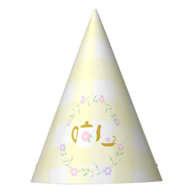 Gorro De Fiesta Niña de té para dos cumpleaños 2 (Anverso)
