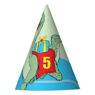 Gorro De Fiesta Niño, 5 años de dinosaurio