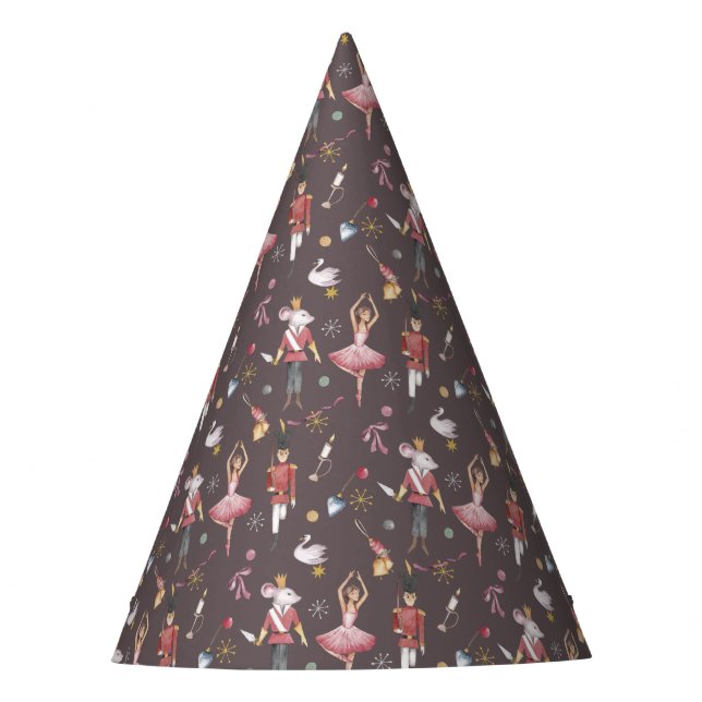 Gorro De Fiesta Nombre personalizado Ballet Nutcracker Ballet Ball (Anverso)