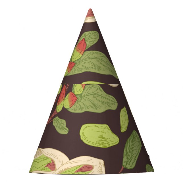 Gorro De Fiesta Nueces de Pistachio: sin manchas negras. (Anverso)