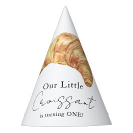 Gorro De Fiesta Nuestra pequeña croissant cumple 1 año