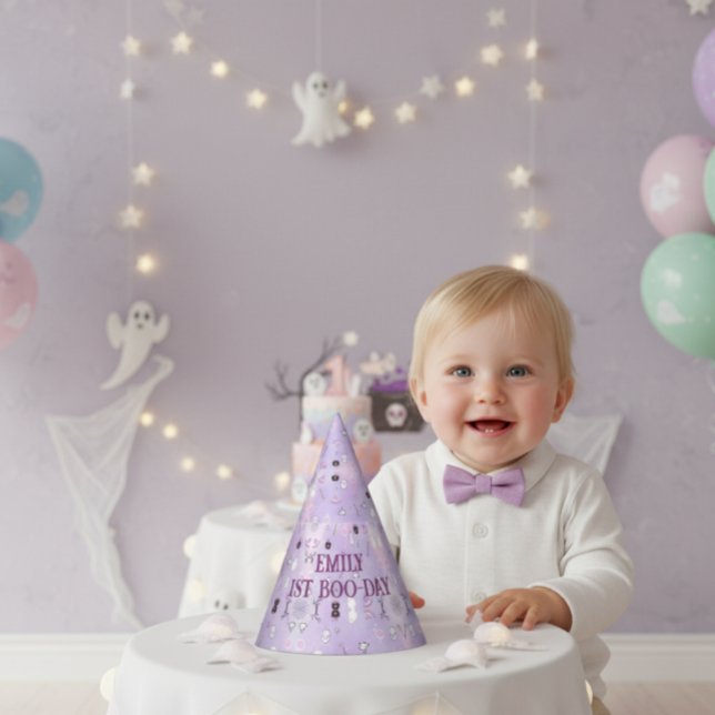 Gorro De Fiesta Nuestro pequeño Boo Halloween 1er cumpleaños (Subido por el creador)