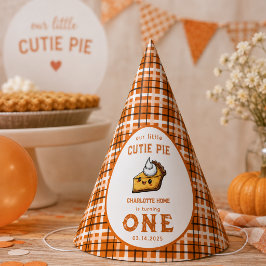 Gorro De Fiesta Nuestro Pequeño Pastelito Cumpleaños Día de Pi 1er
