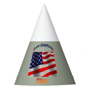 Gorro De Fiesta Nuevo ciudadano americano