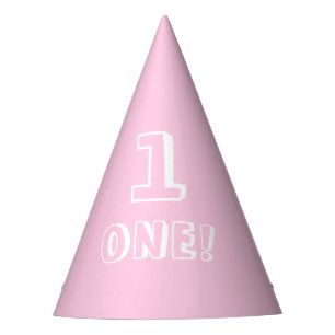 Gorro De Fiesta Número de personalizado rosa claro lindo año de
