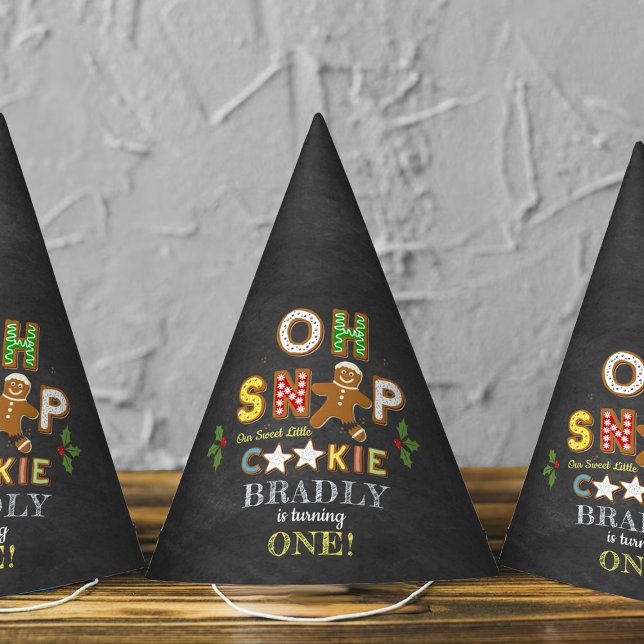 Gorro De Fiesta Oh Snap! Gingerbread Cookie Any Age Birthday (Subido por el creador)