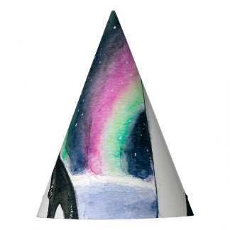 Gorro De Fiesta Orca Ballenas Galaxia Luz Norte