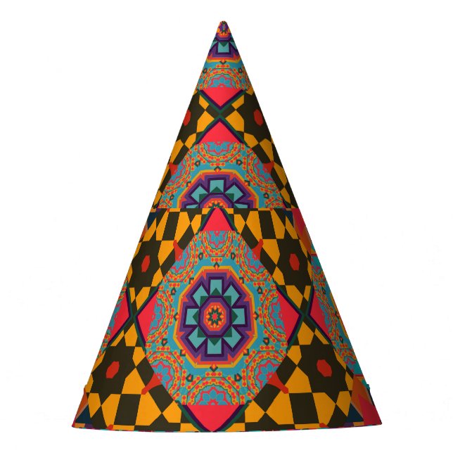 Gorro De Fiesta Oriente Medio: Decoración verde de lujo. (Anverso)