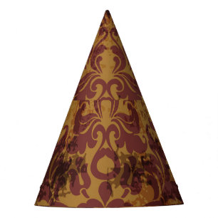 Gorro De Fiesta Ornamento vintage, textura barroca rococó.