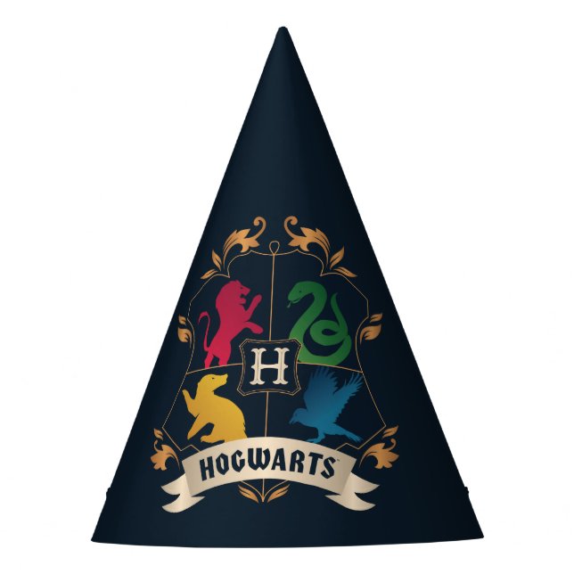 Gorro De Fiesta Ornate HOGWARTS™ House Escudo (Anverso)
