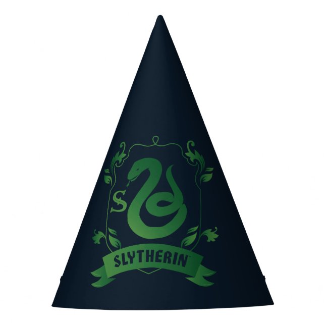 Gorro De Fiesta Ornate SLYTHERIN™ House Escudo (Anverso)