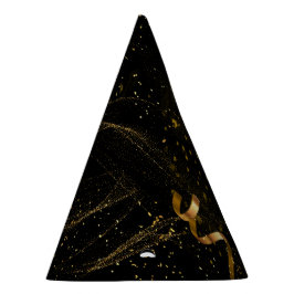 Gorro De Fiesta Oro negro (12)