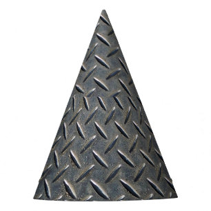 Gorro De Fiesta Oscuro de aluminio: diseño de forma de Rhombus