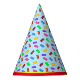 Gorro De Fiesta Ositos dulces multicolores de cumpleaños