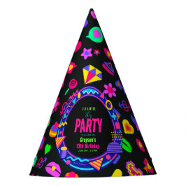 Gorro De Fiesta our little Retro Neon 80's Birthday child