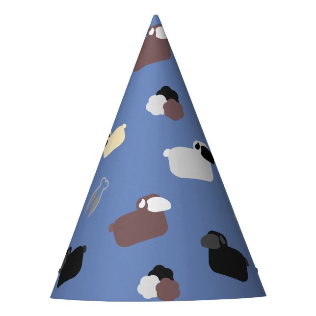 Gorro De Fiesta Ovejas y jaulas (Anverso)