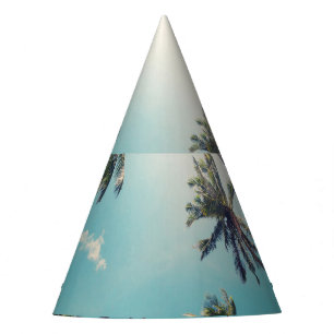Gorro De Fiesta Paisaje de playa tropical de tranquilidad