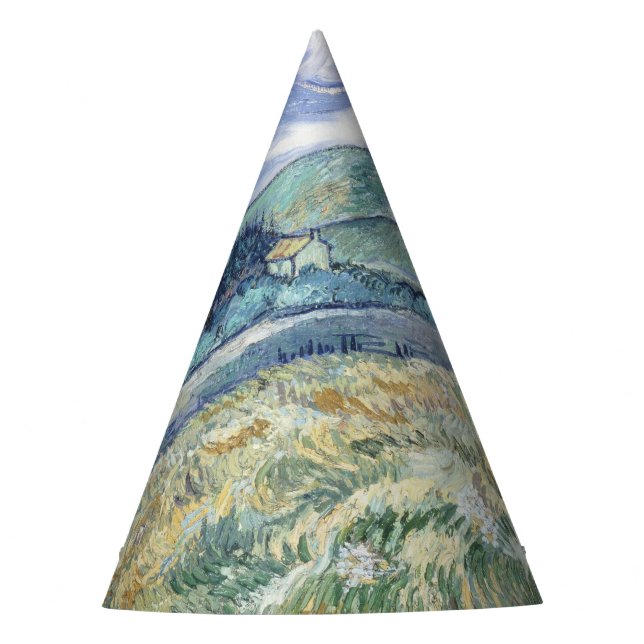 Gorro De Fiesta Paisaje detrás de Saint-Paul Vincent van Gogh (Anverso)