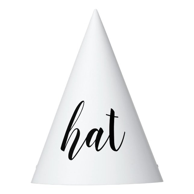 Gorro De Fiesta Palabra literaria divertida de personalizable (Anverso)