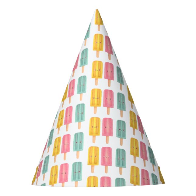 Gorro De Fiesta Palitos de helado de verano (Anverso)