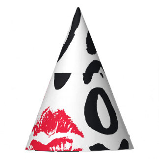 Gorro De Fiesta Palo de labios besa el corazón el fondo sin proble