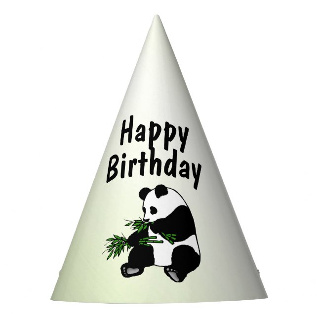 Gorro De Fiesta Panda Bear Birthday (Anverso)
