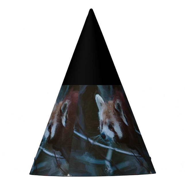 Gorro De Fiesta Panda rojo SmartMix 1220 (Anverso)