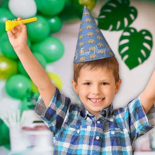 Gorro De Fiesta Pangolin Fiesta Kids Birthday Blue