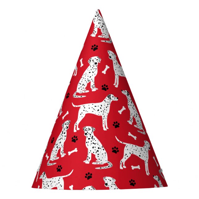 Gorro De Fiesta Papas y huesos dálmatas (Anverso)