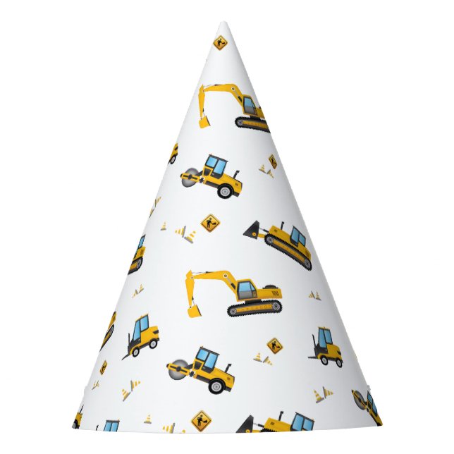 Gorro De Fiesta Papel de construcción de decoraciones de cumpleaño (Anverso)