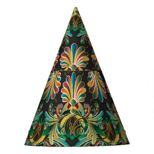 Gorro De Fiesta Papel de escritorio Ornate Flower Luxury