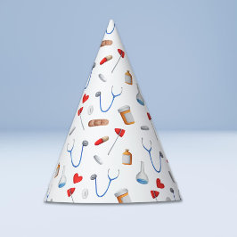 Gorro De Fiesta Papel de patrón de graduación de enfermero médica 