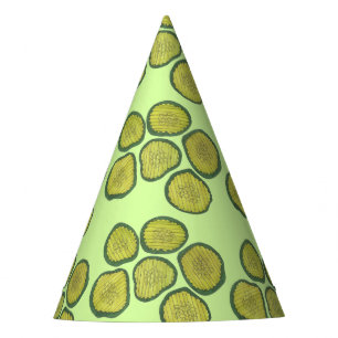 Gorro De Fiesta Papel de pollo verde