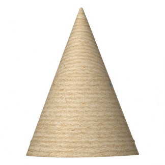 Gorro De Fiesta Papel Kraft Rústico: fondo texturado.