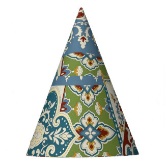 Gorro De Fiesta Parche Damask: Colorida cosecha turca.