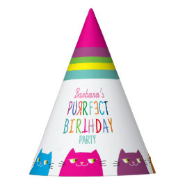 Gorro De Fiesta Partido de Cumpleaños de Chicas Personalizados