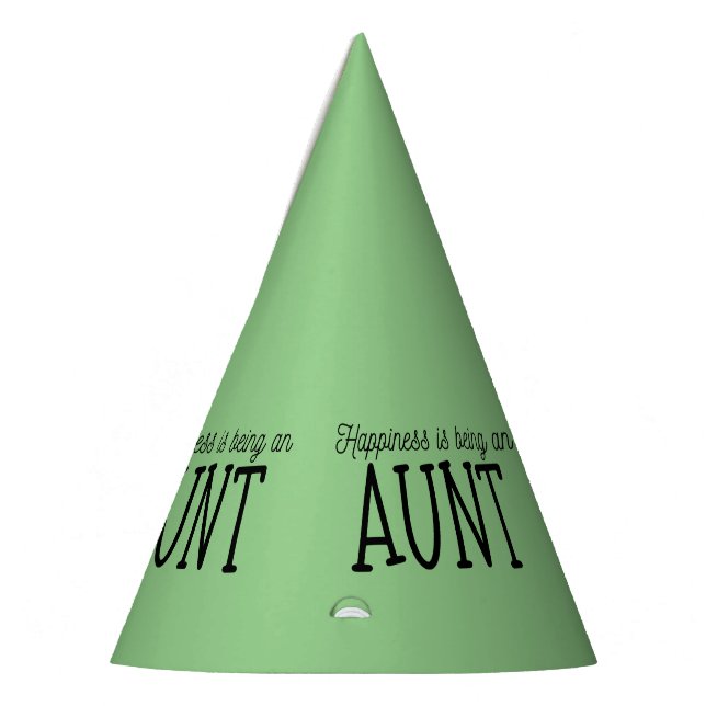 Gorro De Fiesta Partyhat - Happiness is Being An Aunt (Izquierda)