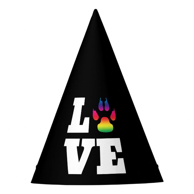 Gorro De Fiesta Pasta arcoiris (Anverso)