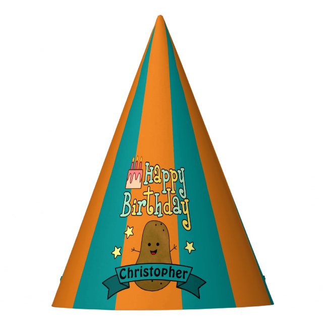 Gorro De Fiesta Patata Feliz (Anverso)