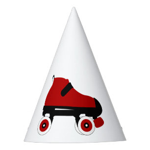 Gorro De Fiesta patín derby de roller de quad rojo