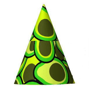 Gorro De Fiesta patrón aguacate