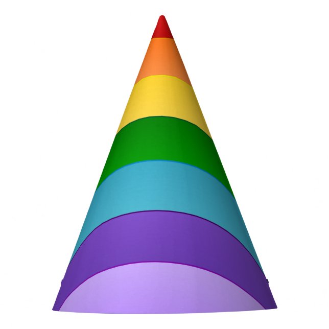 Gorro De Fiesta Patrón arcoiris (Anverso)