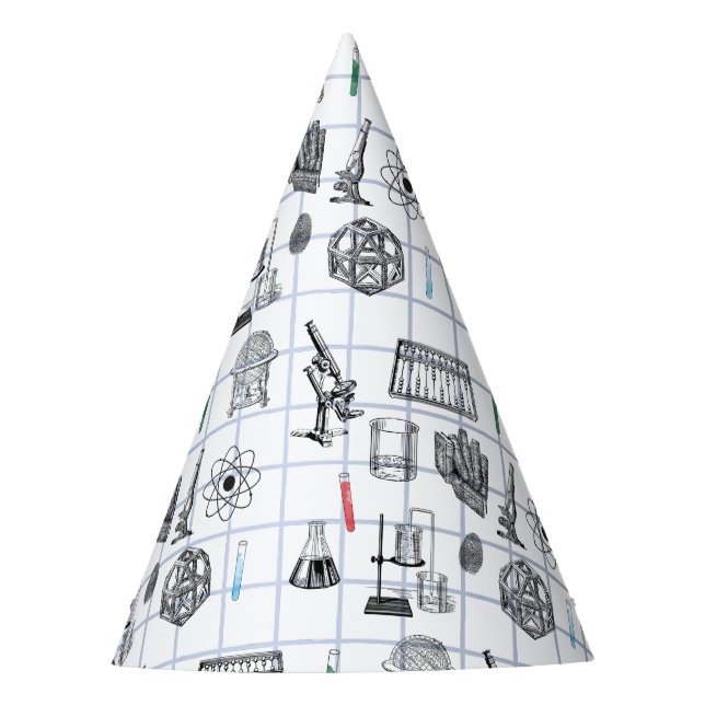 Gorro De Fiesta Patrón científico de química científica (Anverso)